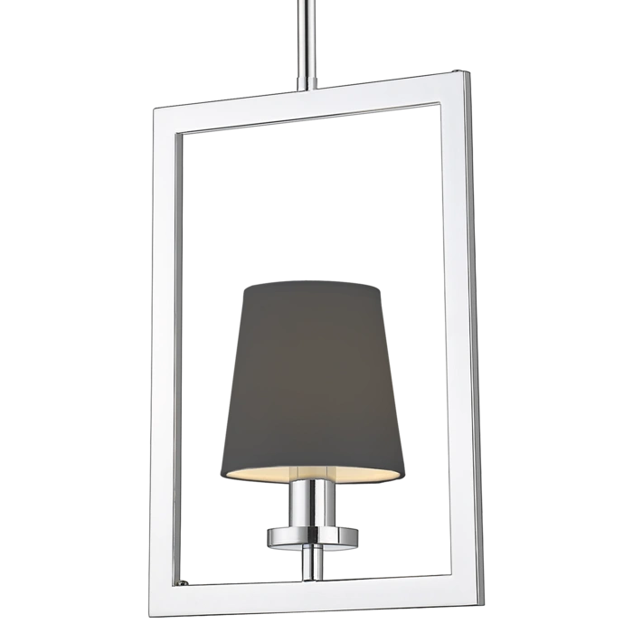 LAMPA WISZĄCA London srebrne wykończenie, czarny abażur w stylu nowojorskim, jednopunktowa, piękna LAMPA WISZĄCA London srebrne wykończenie, czarny abażur w stylu nowojorskim, jednopunktowa, piękna