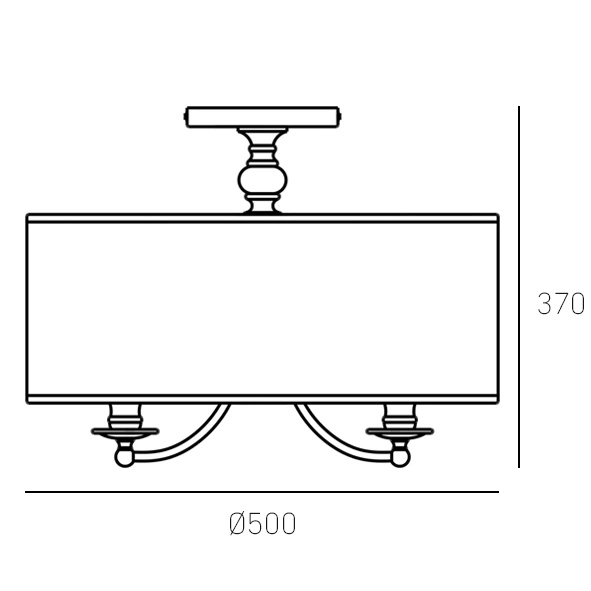 PLAFON Abu Dhabi, srebrne detale, czarny abażur, duży, styl hampton, piękny, wymiary PLAFON Abu Dhabi, srebrne detale, czarny abażur, duży, styl hampton, piękny, wymiary