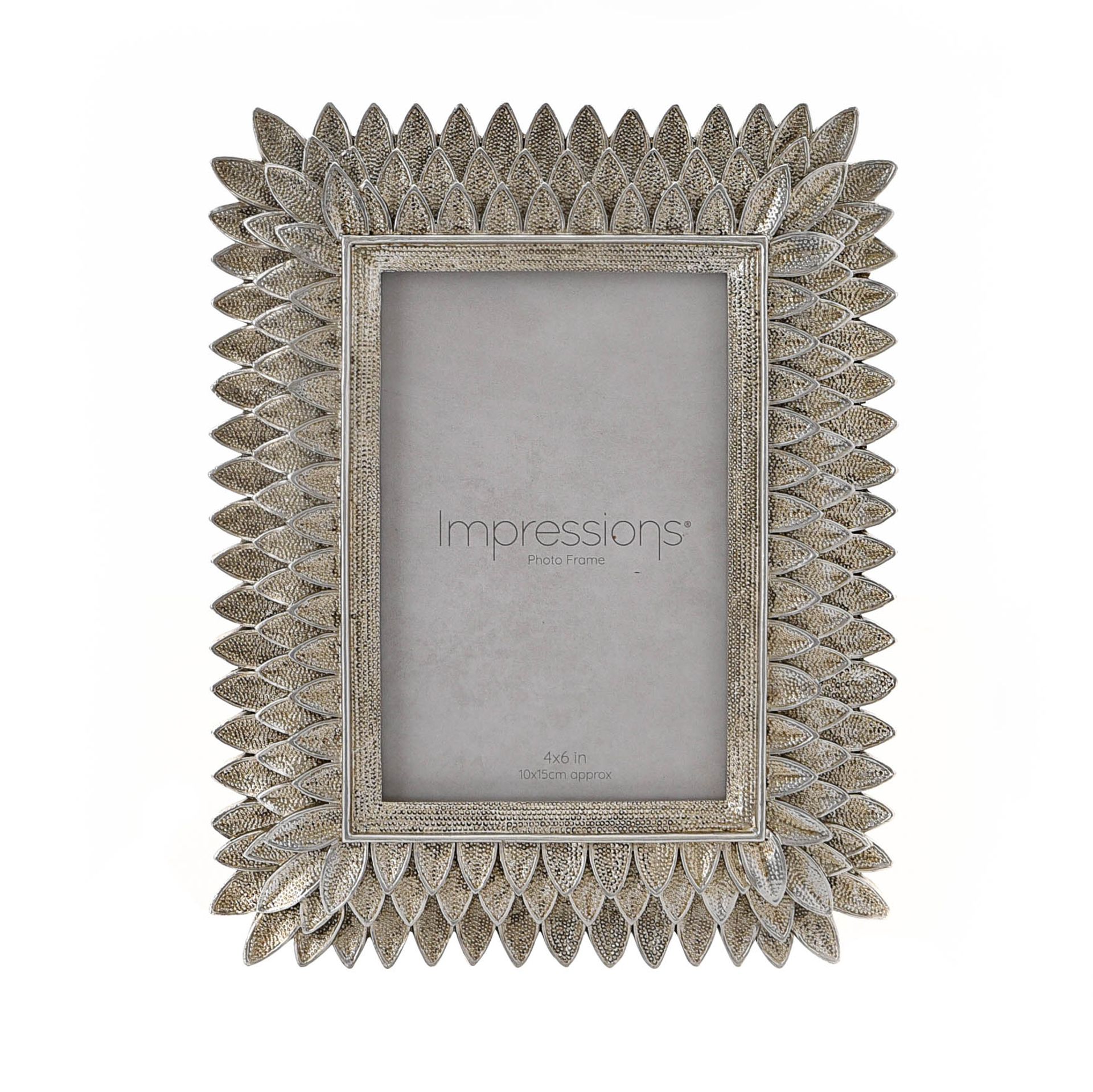 RAMKA NA ZDJĘCIE srebrna, dekoracyjna liściasta ramka 4x6, glamour RAMKA NA ZDJĘCIE srebrna, dekoracyjna liściasta ramka 4x6, elegancka