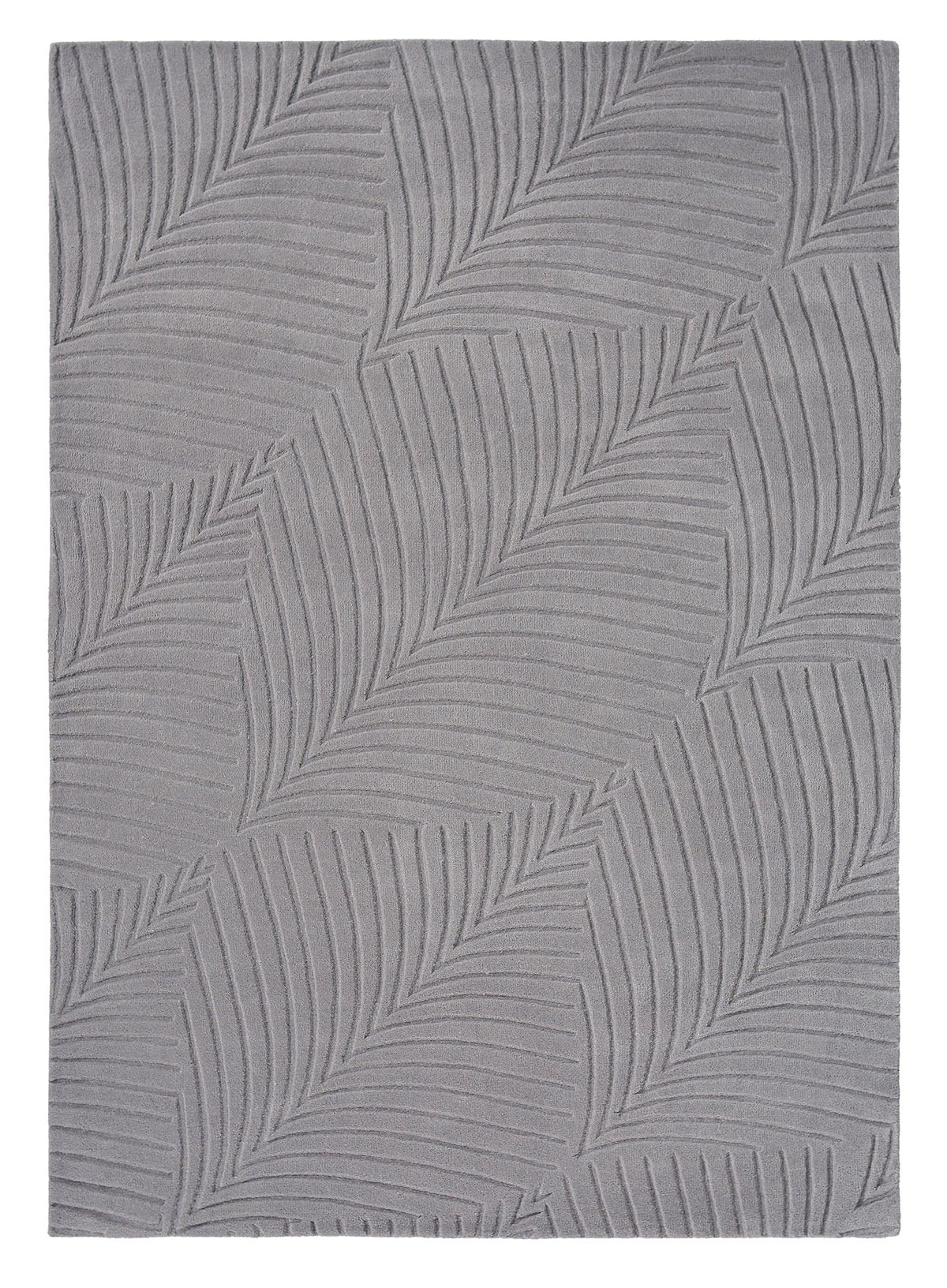 DYWAN Folia Grey, wzór 3D, szary, wełniany, nowoczesny DYWAN Folia Grey, wzór 3D, szary, wełniany, nowoczesny