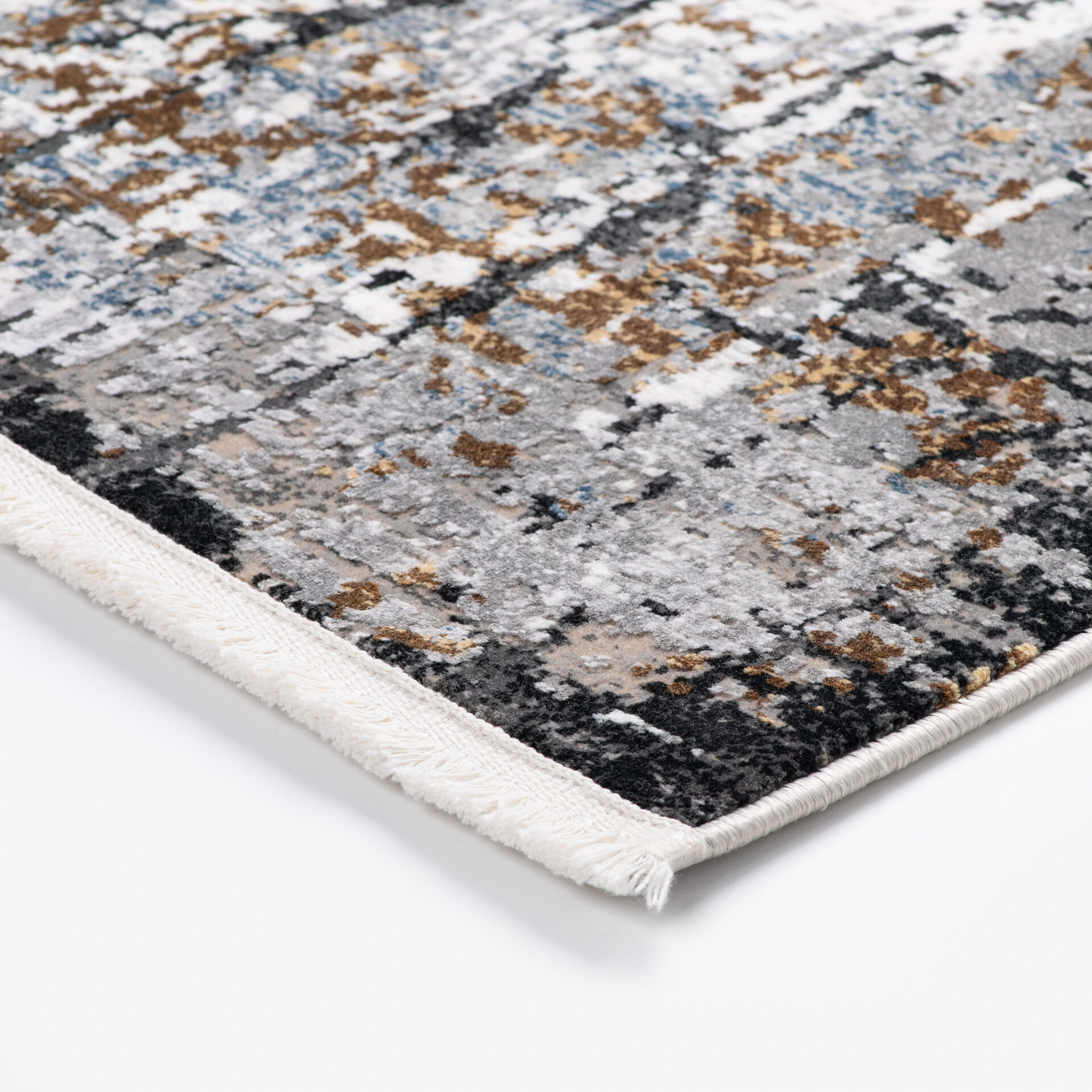 DYWAN Imperial Black Scratch nowoczesny, czarno-szary, jakość premium, dekoracyjny