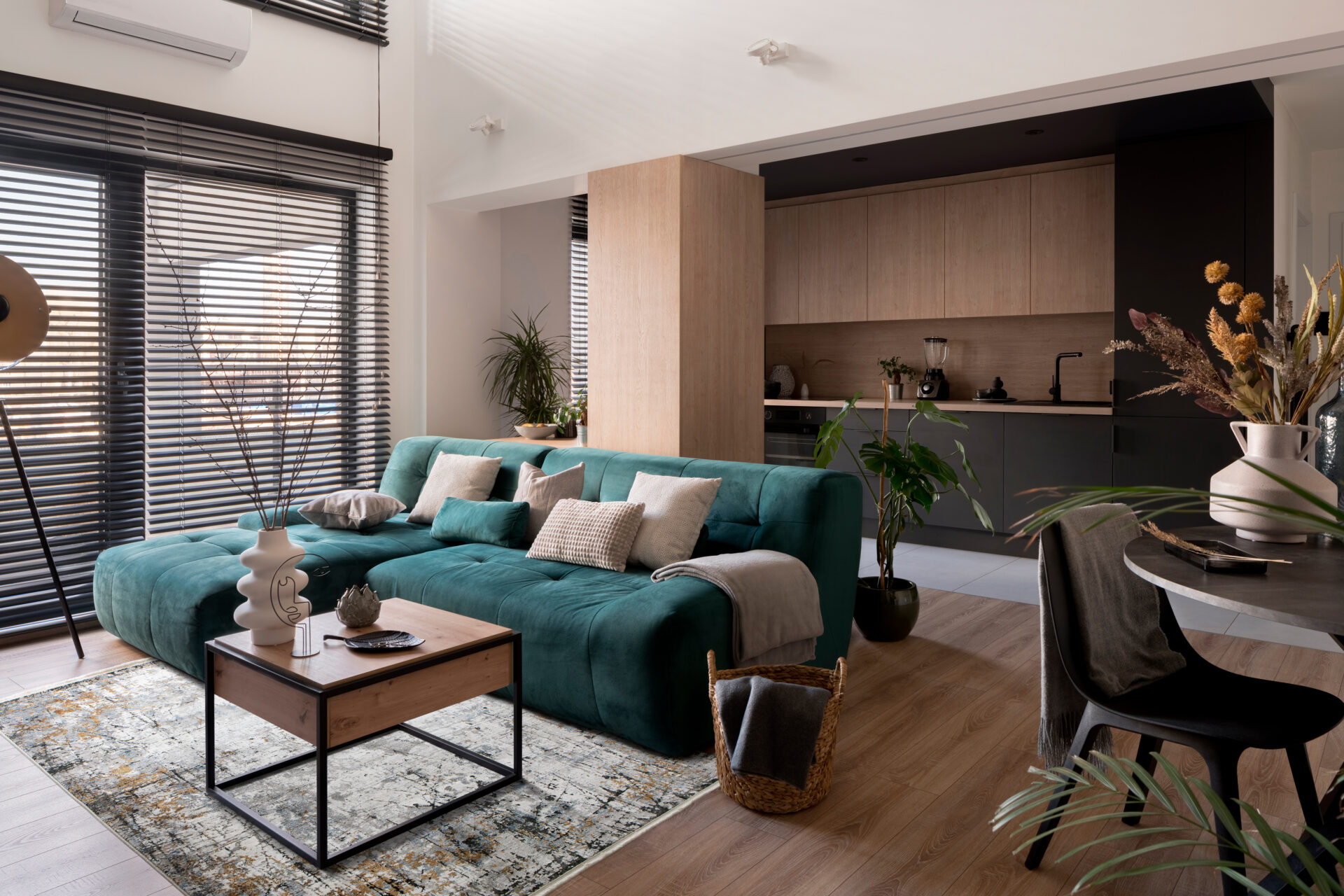 DYWAN Imperial Black Scratch nowoczesny, czarno-szary, jakość premium, piękny