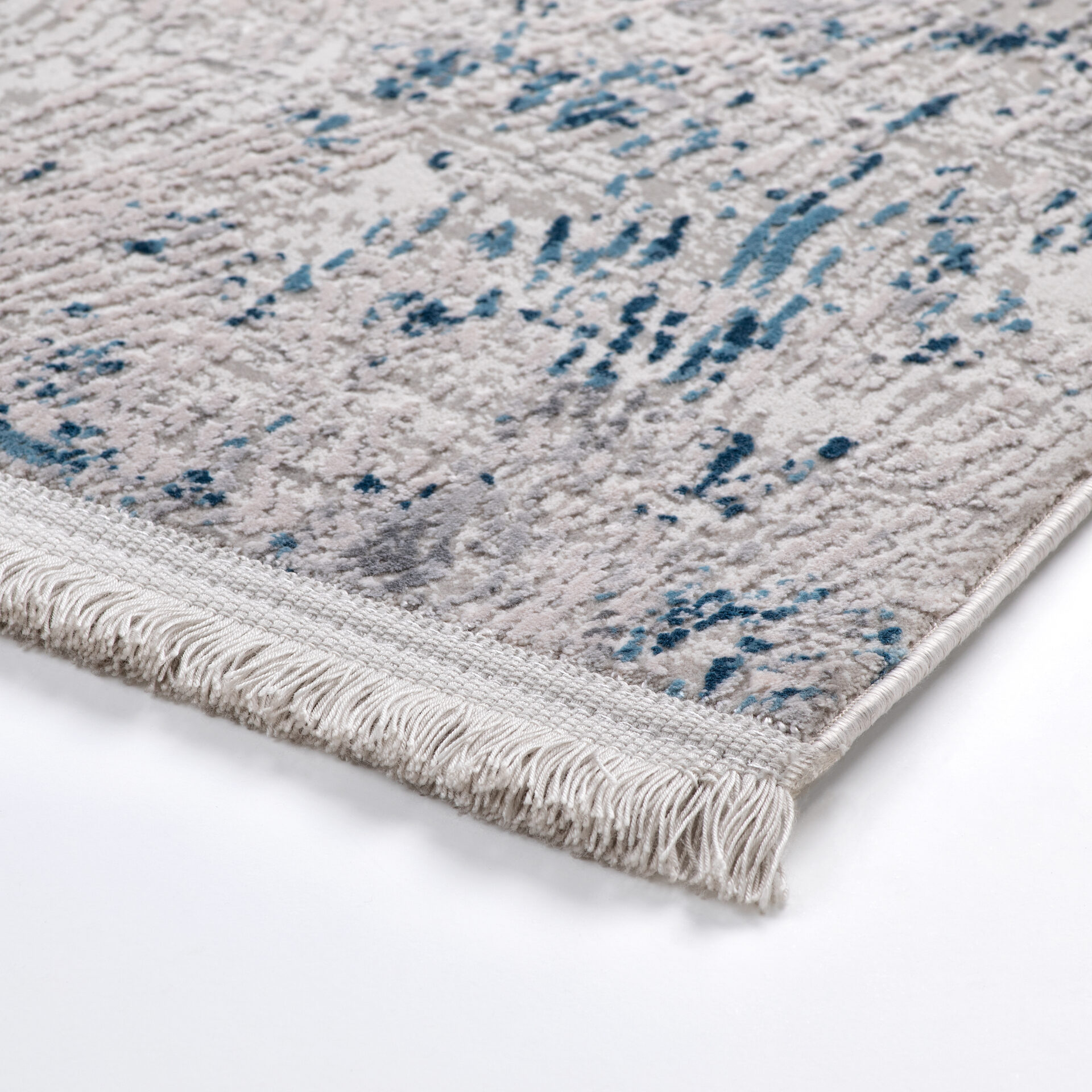 DYWAN Imperial Blue Diamond nowoczesny, szaro-niebieski, stylowy, piękny