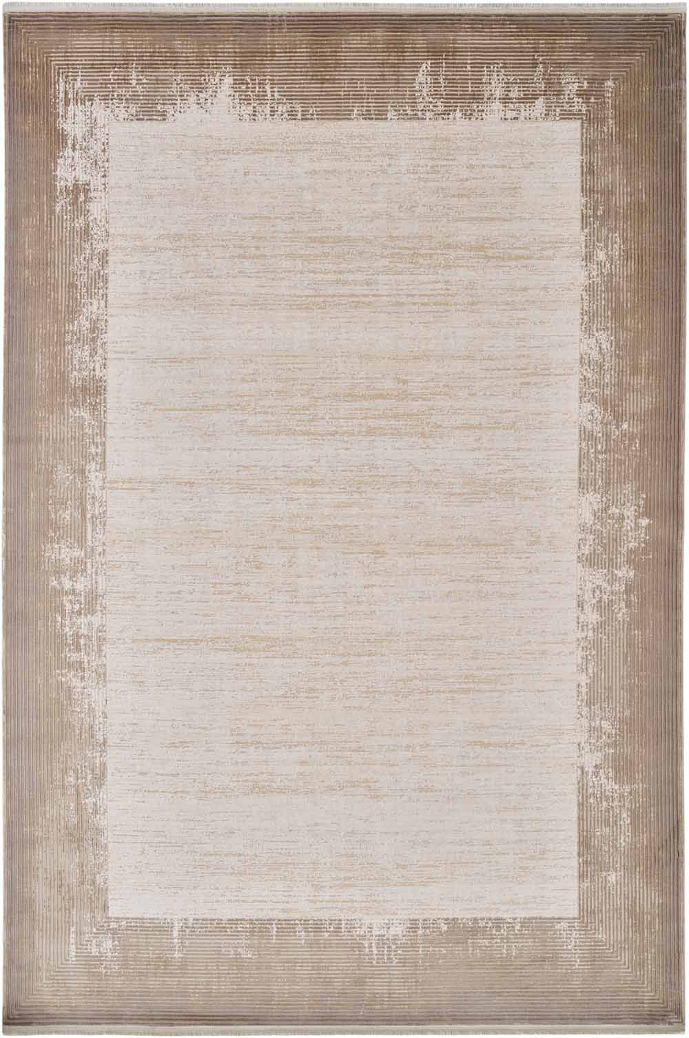 DYWAN Imperial Border Beige nowoczesny, beżowy z ciemnobeżową ramką, designerski DYWAN Imperial Border Beige nowoczesny, beżowy z ciemnobeżową ramką, designerski