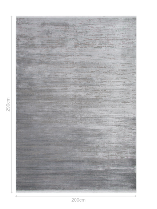 DYWAN Imperial Concrete nowoczesny, szary, premium, miły w dotyku 200x290 cm, wymiary