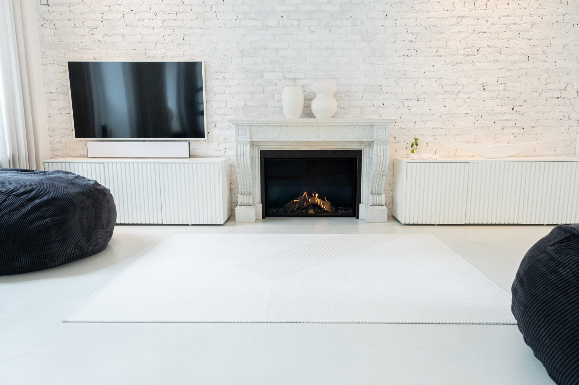 DYWAN Nihon, biały, nowoczesny, geometryczny wzór, premium, piękny