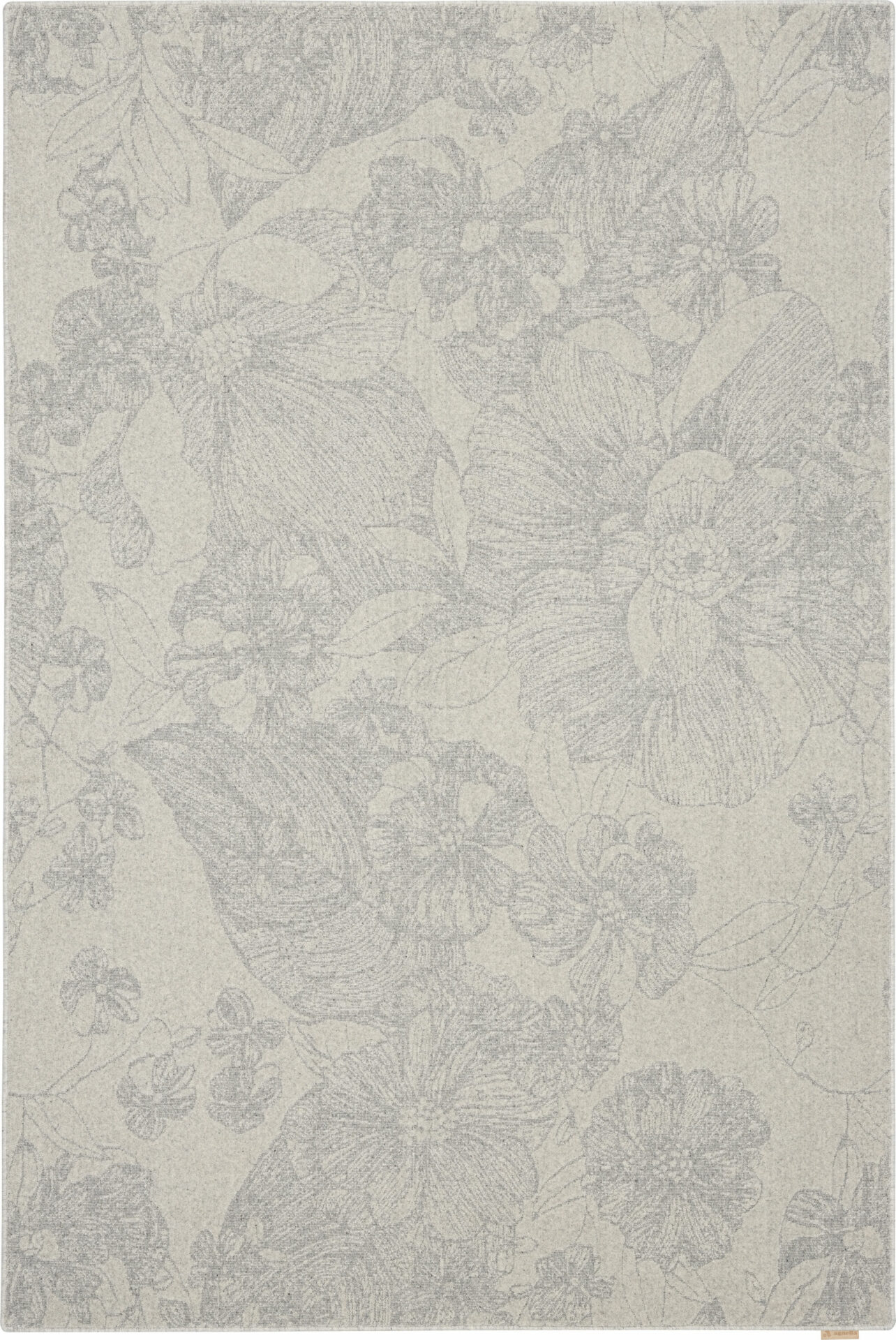 DYWAN Noble Arol, szary, wełniany, motyw kwiatowy, klasyczny DYWAN Noble Arol, szary, wełniany, motyw kwiatowy, klasyczny