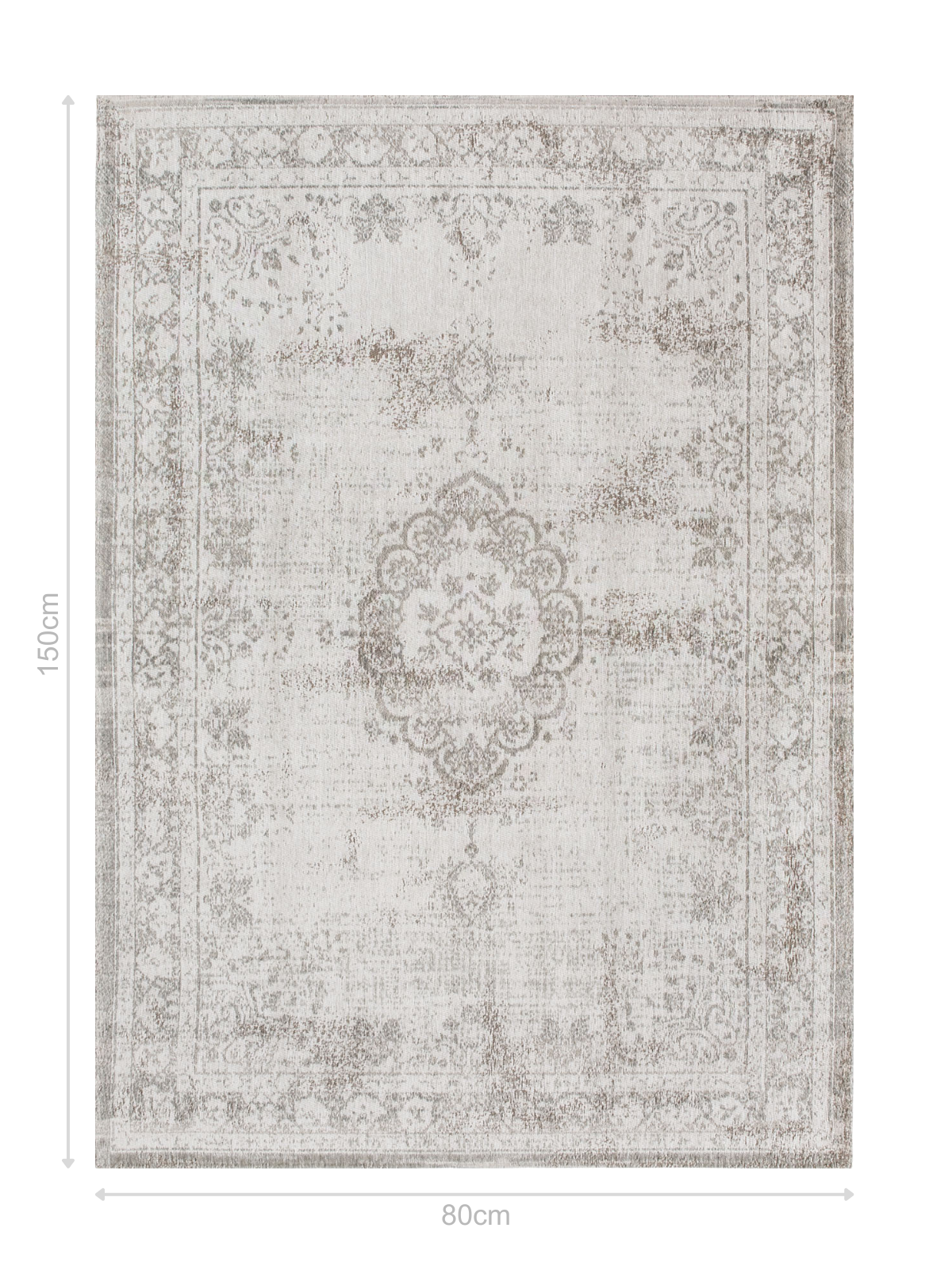 DYWAN Salt&Pepper, biały, z bawełny, nowoczesny, hipoalergiczny 80x150 cm, wymiary DYWAN Salt&Pepper, biały, z bawełny, nowoczesny, hipoalergiczny 80x150 cm, wymiary