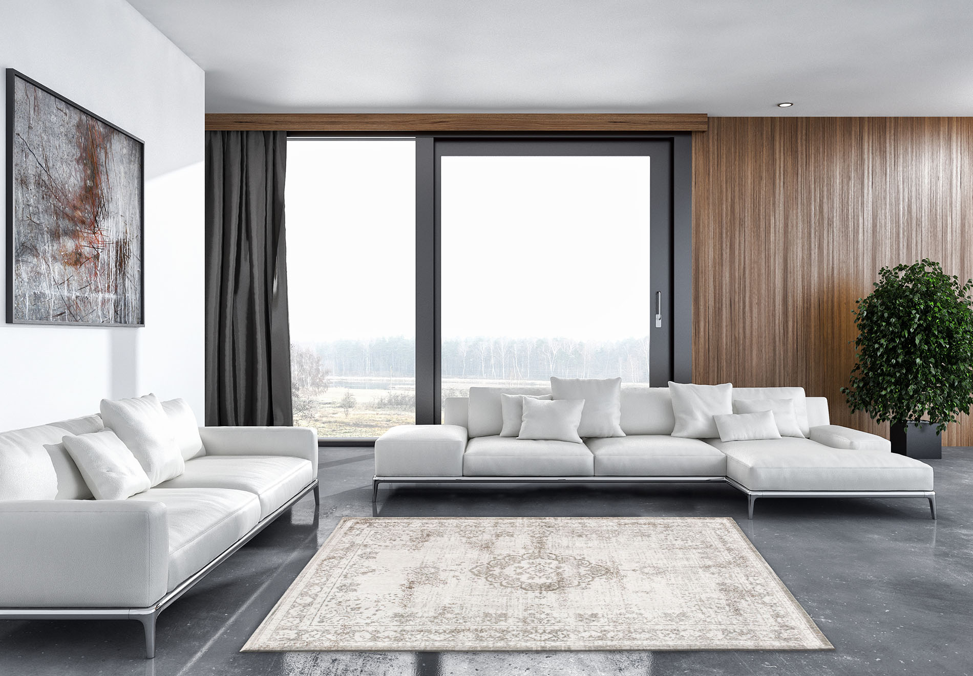 DYWAN Salt&Pepper, biały, z bawełny, nowoczesny, hipoalergiczny, piękny DYWAN Salt&Pepper, biały, z bawełny, nowoczesny, hipoalergiczny, piękny