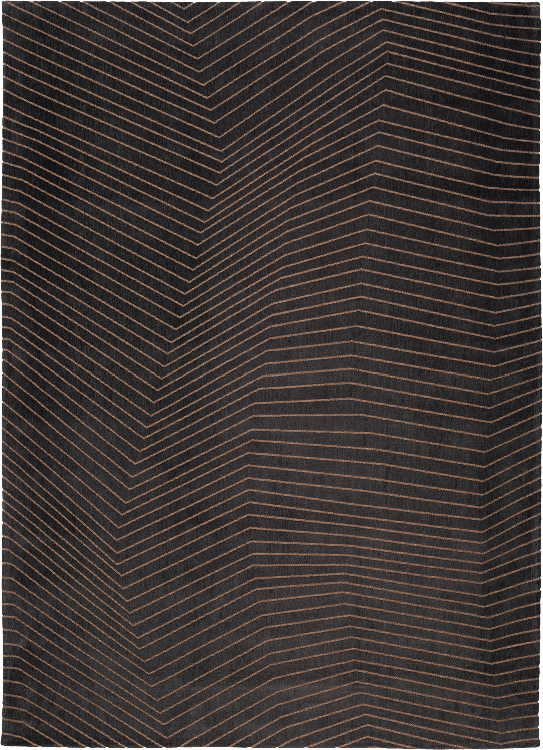 DYWAN San Adreas Black Gold, czarny, geometryczny wzór, złote linie, nowoczesny