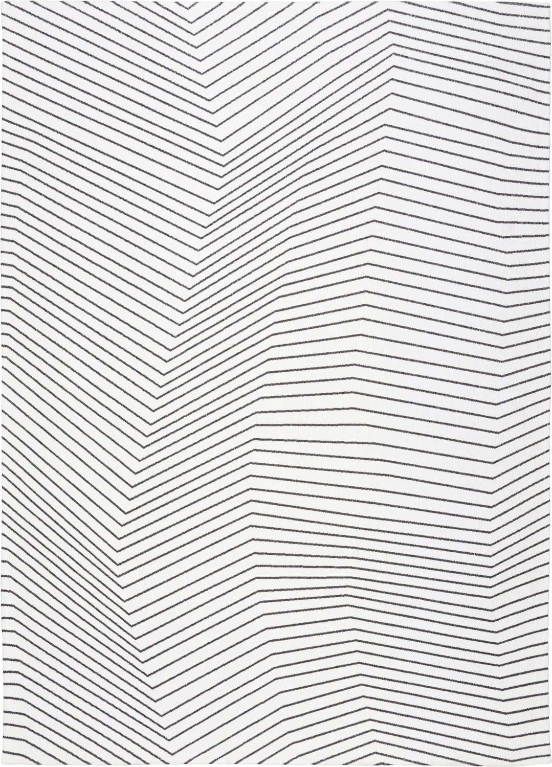 DYWAN San Adreas White Black, biały, geometryczny wzór, czarne linie, nowoczesny