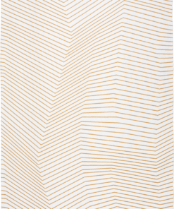 DYWAN San Adreas White Gold, biały, geometryczny wzór, złote linie, nowoczesny