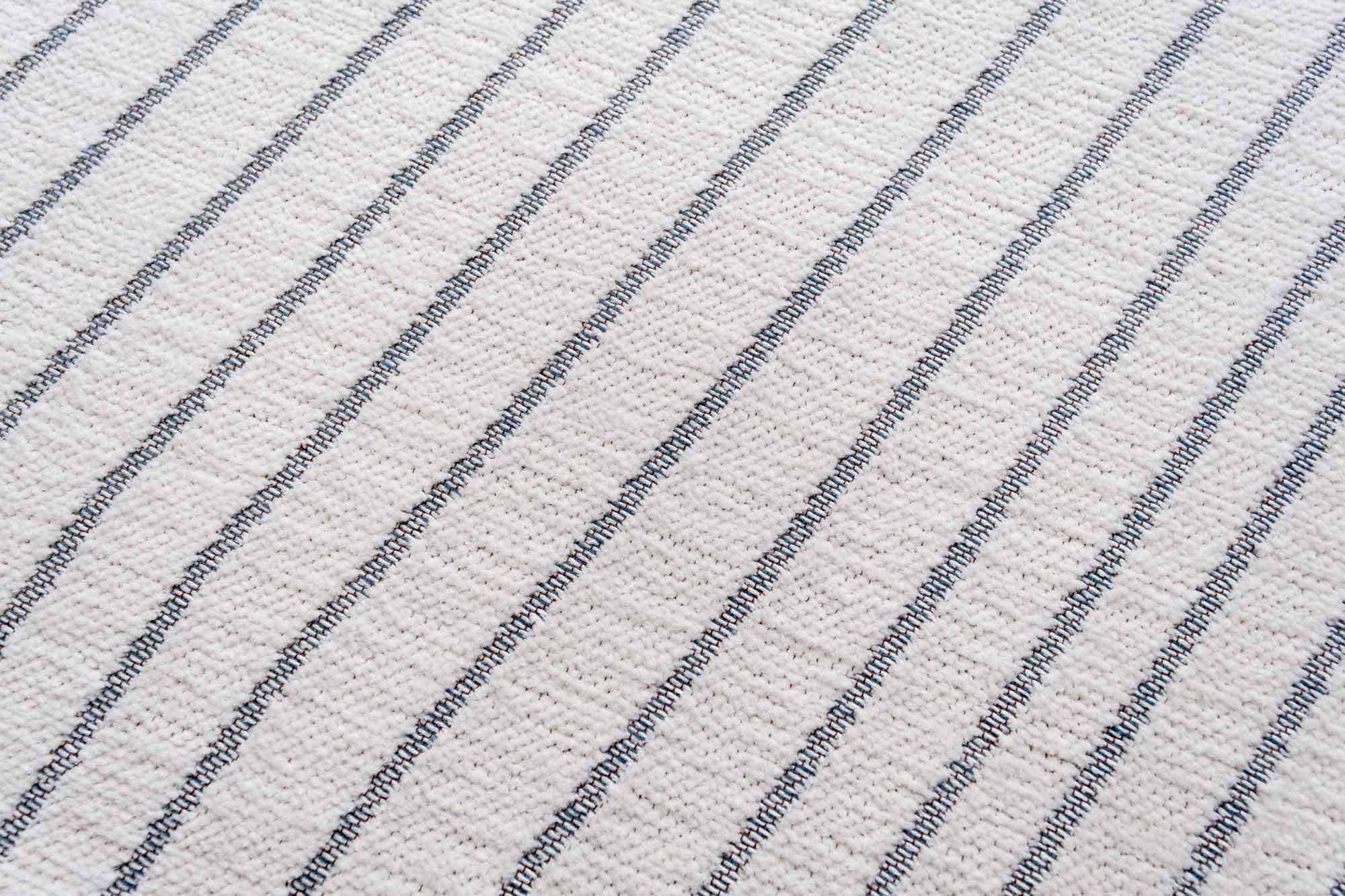 DYWAN San Adreas White, biały, geometryczny wzór, szare linie, nowoczesny, ekskluzywny