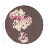DYWAN Tranquility Round Beige, brązowo beżowy, motyw kwiatowy, tkany ręcznie 150 cm, wymiary