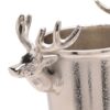 COOLER srebrny, uchwyty w kształcie renifera, świąteczny, wyjątkowy