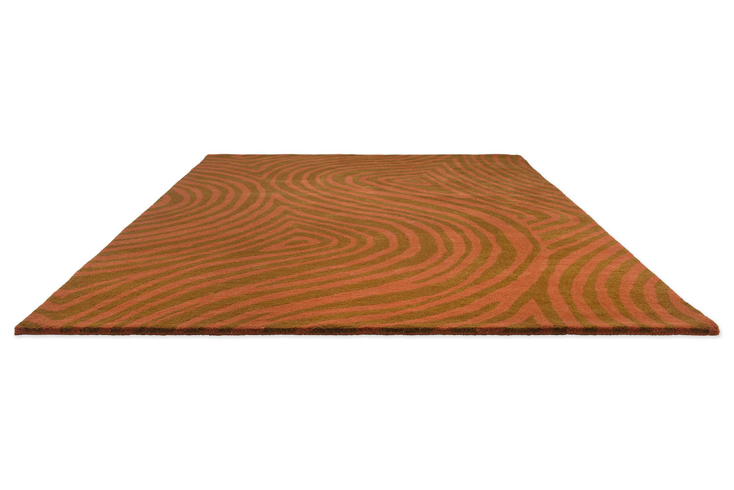 DYWAN Decor Electric Groove Burnt Orange, piękny, wzorzysty, pomarańczowo-brązowy, dekoracyjny DYWAN Decor Electric Groove Burnt Orange, piękny, wzorzysty, pomarańczowo-brązowy, dekoracyjny