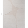 DYWAN Decor Primi Double Cream, delikatny, kremowy, tkany ręcznie 140x200 cm, wymiary