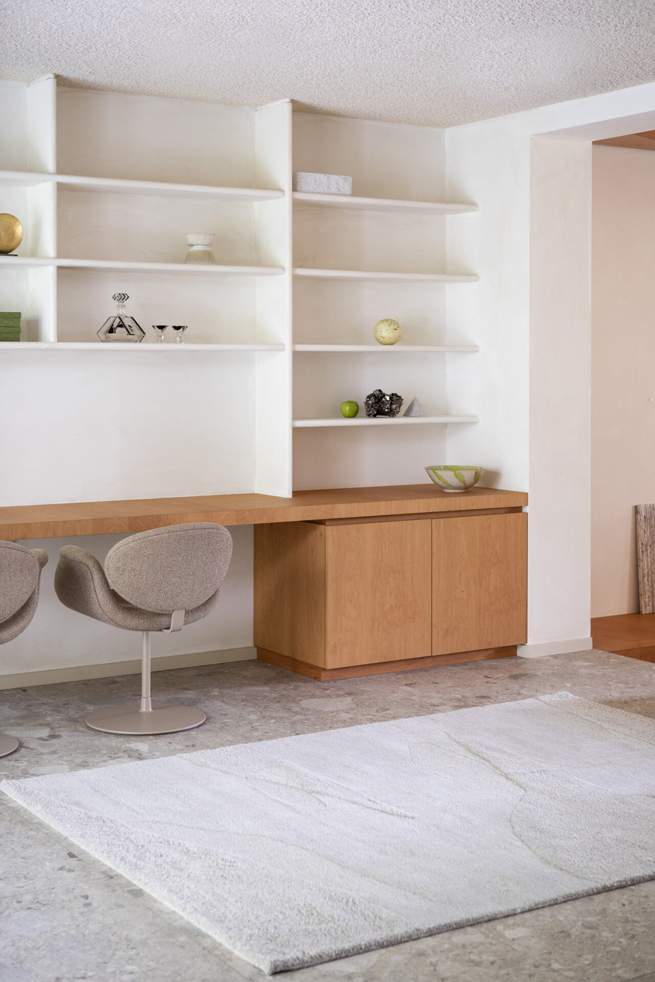 DYWAN Decor Scape Natural Grey, prostokątny, tkany ręcznie, elegancki