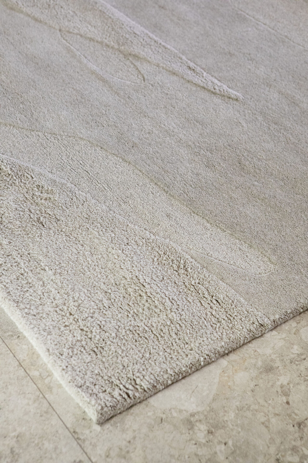 DYWAN Decor Scape Natural Grey, prostokątny, tkany ręcznie, glamour