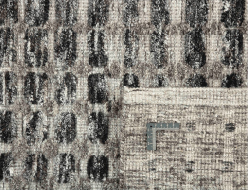 DYWAN Landscape Cliff Charcoal szary, nowoczesny, tkany ręcznie, wysoka jakość