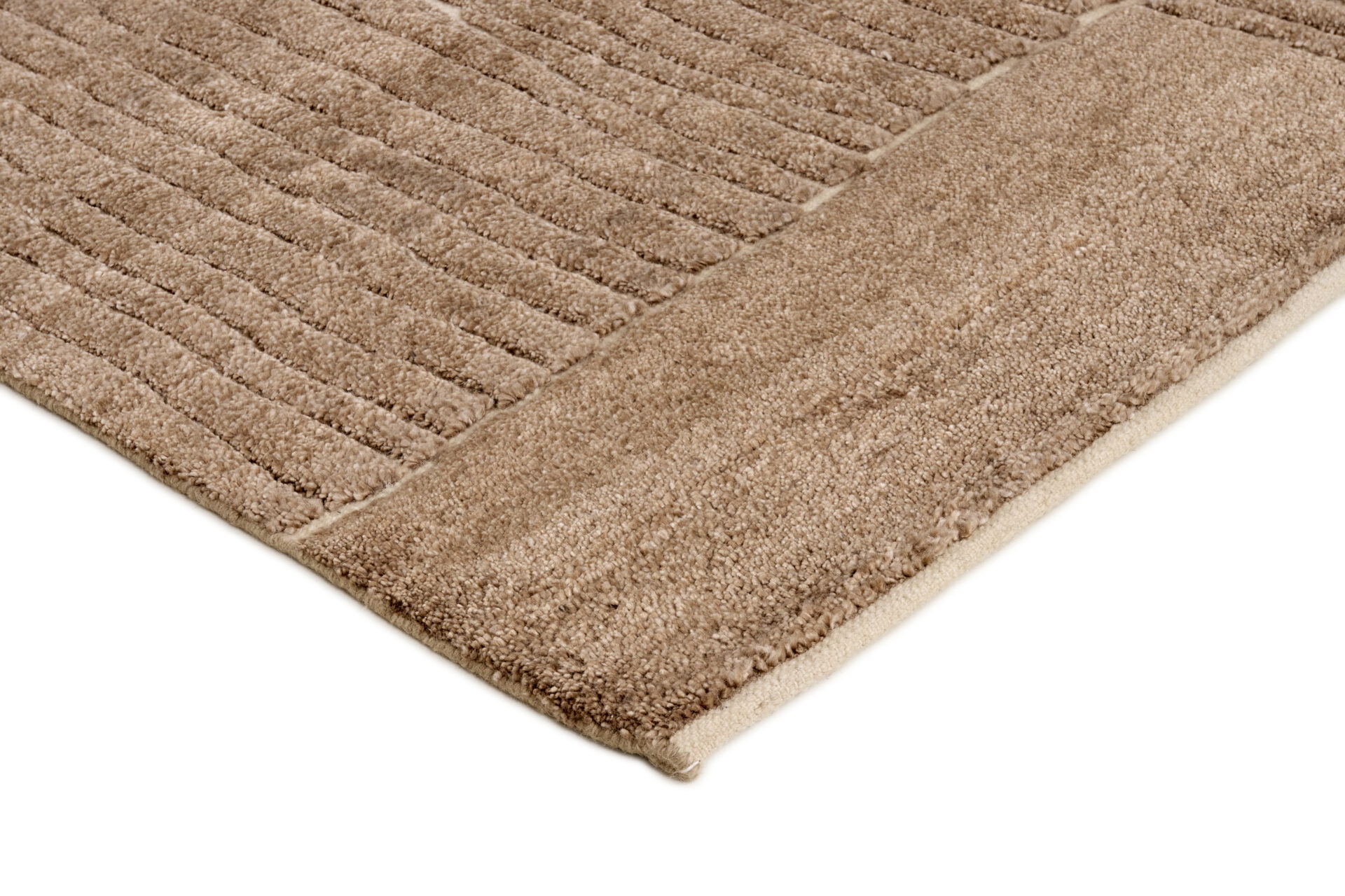 DYWAN Landscape Fields Brown brązowy, nowoczesny, tkany ręcznie, elegancki DYWAN Landscape Fields Brown brązowy, nowoczesny, tkany ręcznie, elegancki