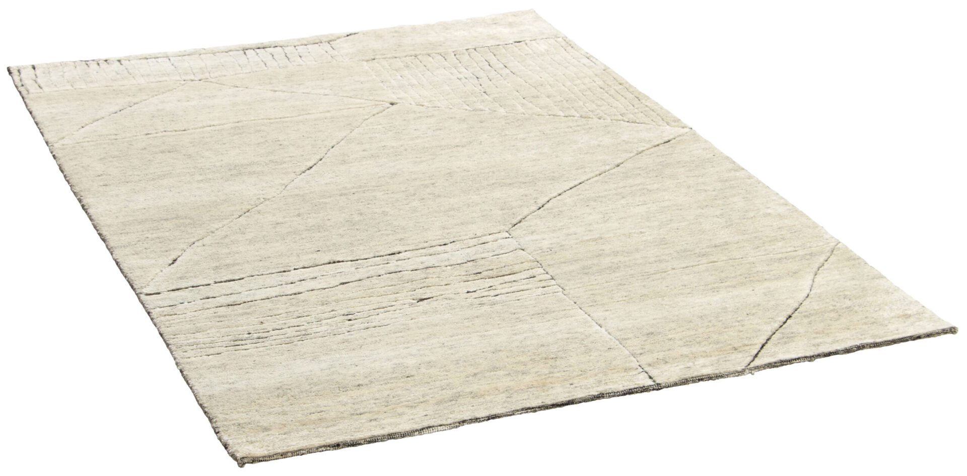 DYWAN Landscape Fields Natural beżowy, nowoczesny, tkany ręcznie, dekoracyjny