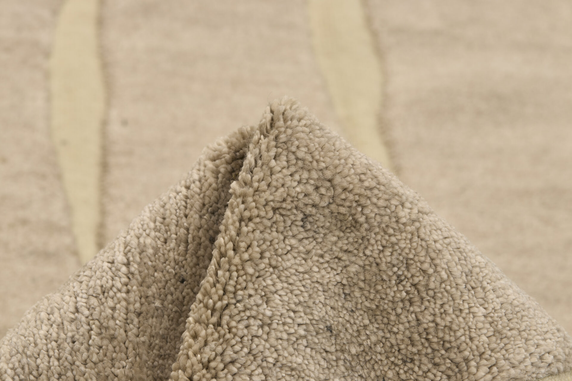 DYWAN Landscape Stream Beige beżowy, nowoczesny, tkany ręcznie, piękny