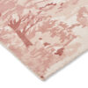 DYWAN Landscape Toile Light Pink różowy, tkany ręcznie, drukowany wzór, nowoczesny, podłogowy