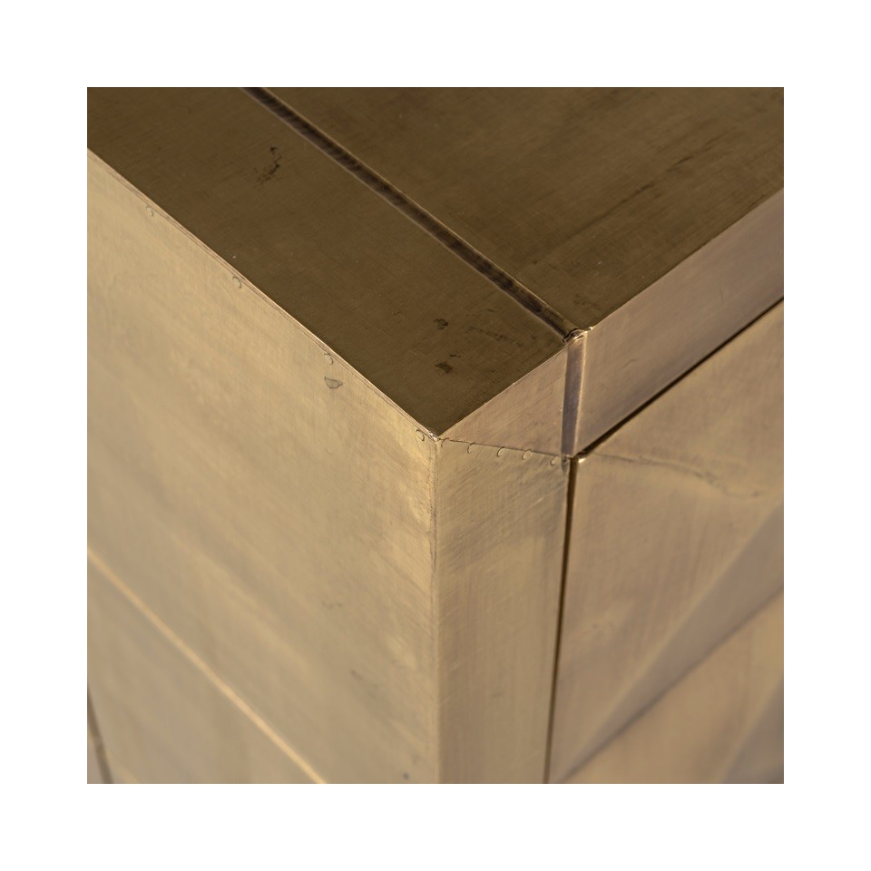 KOMODA Collada 3-drzwiowa, złota, piękny wzór, glamour, designerska KOMODA Collada 3-drzwiowa, złota, piękny wzór, glamour, designerska