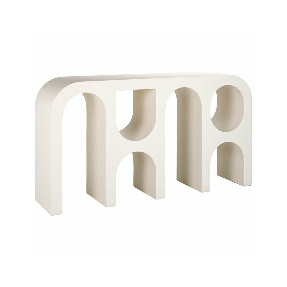 KONSOLA Bloomstone biała, unikatowa, designerski styl