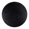 STOLIK KAWOWY Ironville czarno-złoty, okrągły, marmurowy blat, styl glamour, wyjątkowy