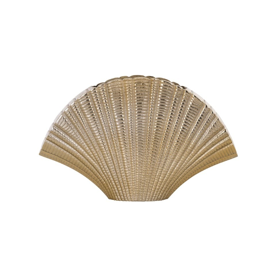 WAZON Shelly złoty, kształt muszli, teksturowy wzór, mały, piękny