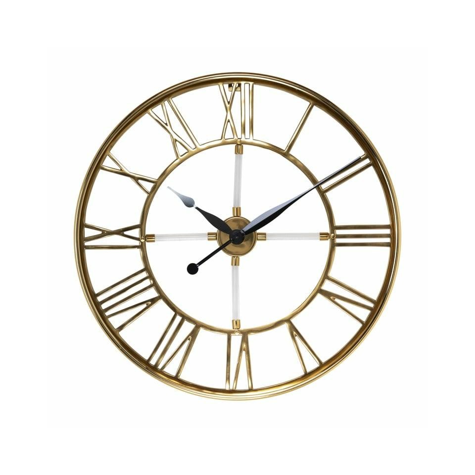 ZEGAR Bryson złoty, połyskujące wykończenie, klasyczny styl ZEGAR Bryson złoty, połyskujące wykończenie, klasyczny styl