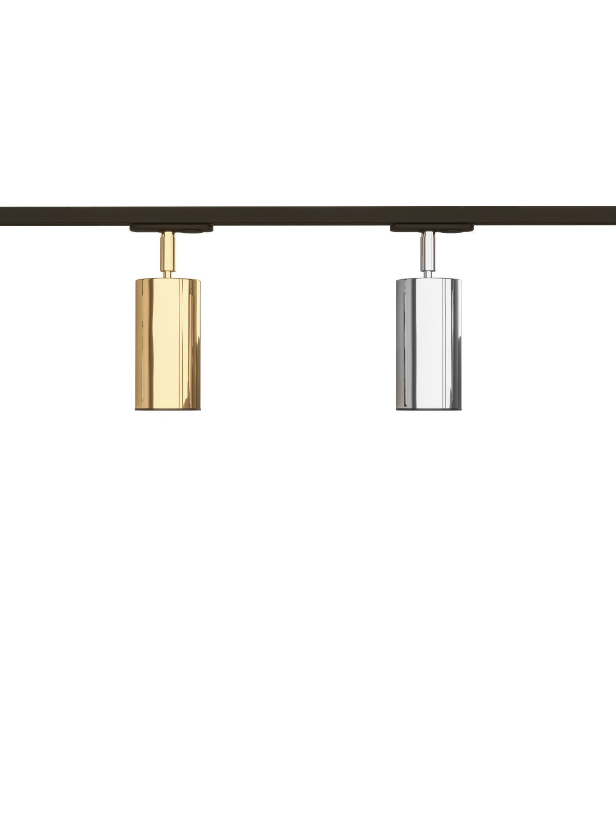 OPRAWA Lea Track Cromo do szynoprzewodu, srebrna, jednopunktowa, styl glamour, ekskluzywna