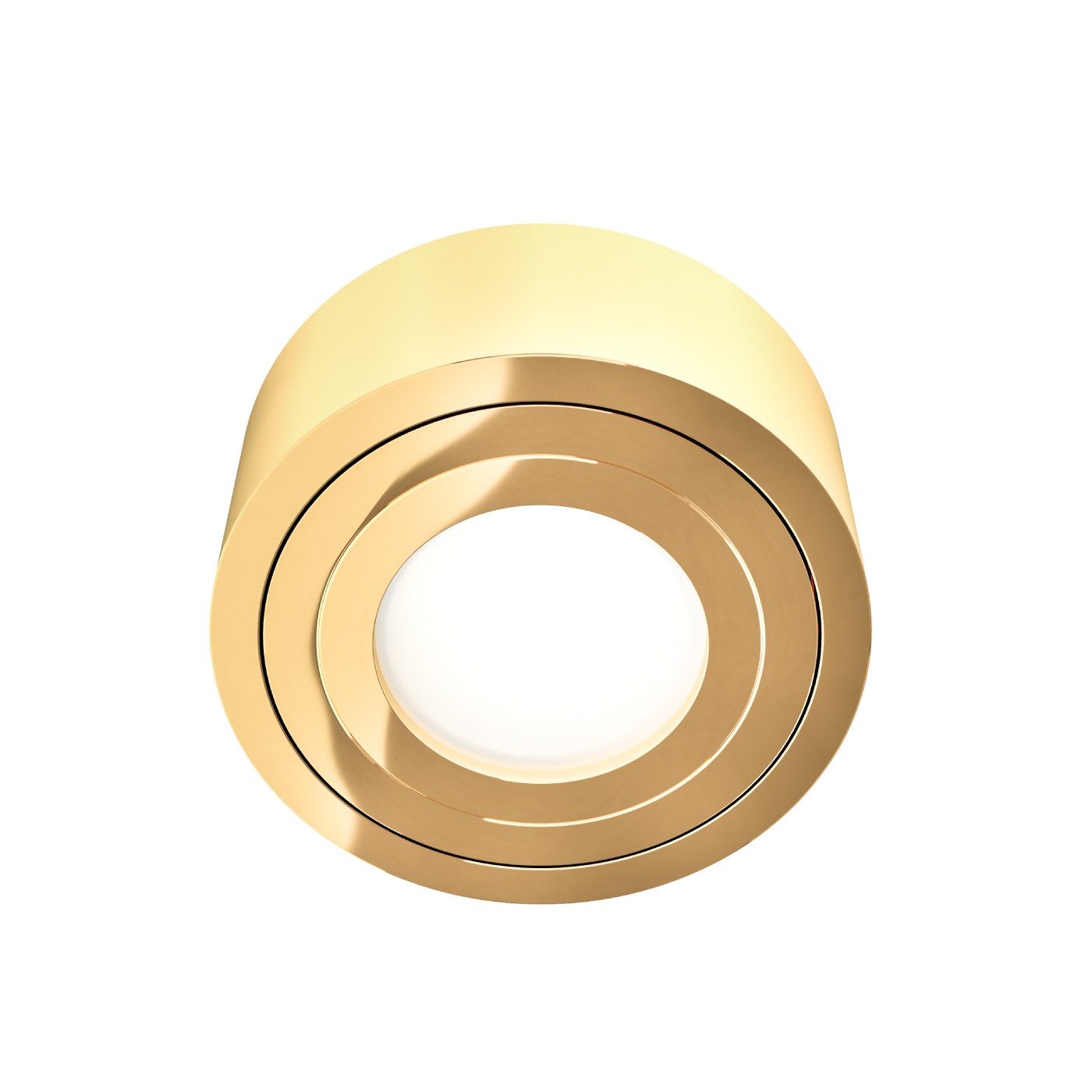 PLAFON RULLO GOLD MINI IP44 złoty, wodoszczelny, nowoczesny, jednopunktowy, ekskluzywny