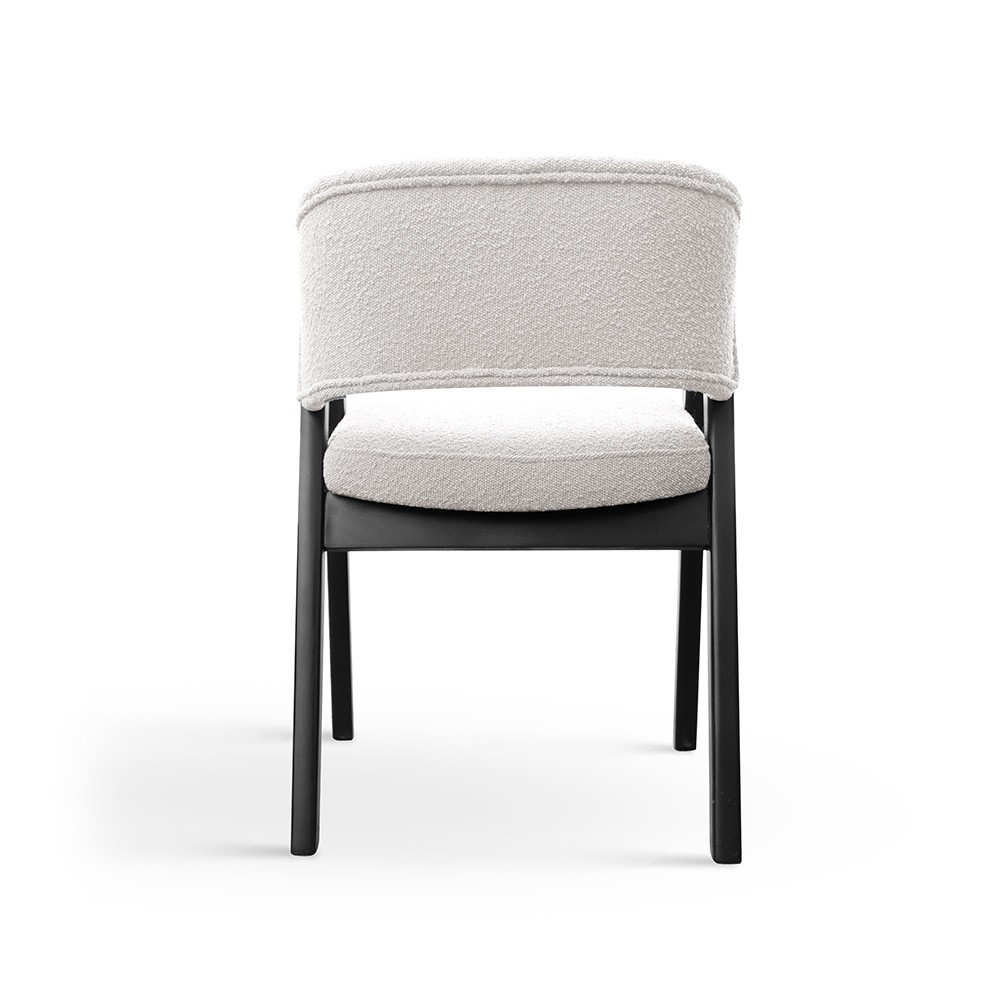 KRZESŁO Meggy drewniane, biało-czarne, elegancki design, ekskluzywne KRZESŁO Meggy drewniane, biało-czarne, elegancki design, ekskluzywne