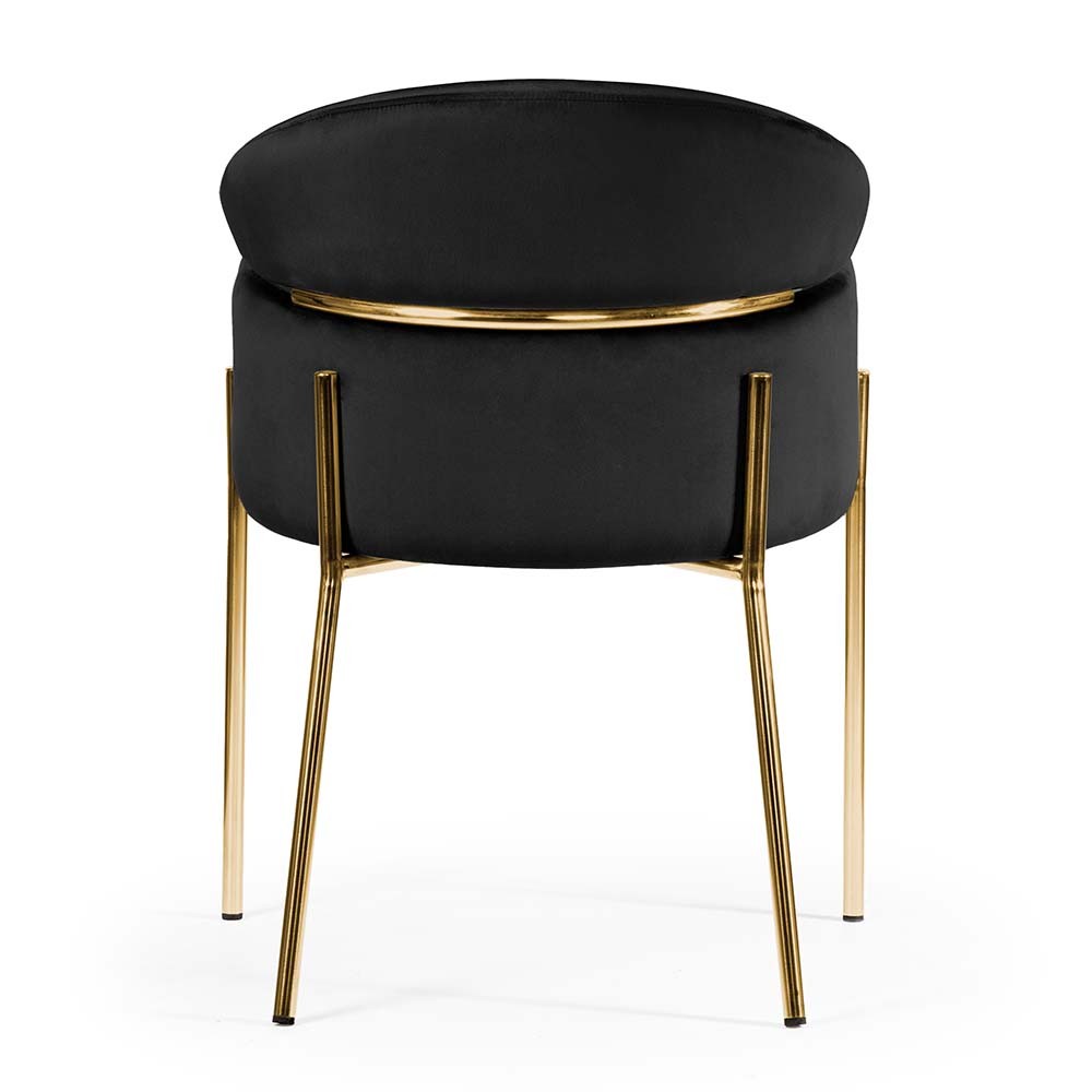KRZESŁO czarne ze złotymi nogami, designerskie, kubełkowe siedzisko, glamour, eleganckie KRZESŁO czarne ze złotymi nogami, designerskie, kubełkowe siedzisko, glamour, eleganckie