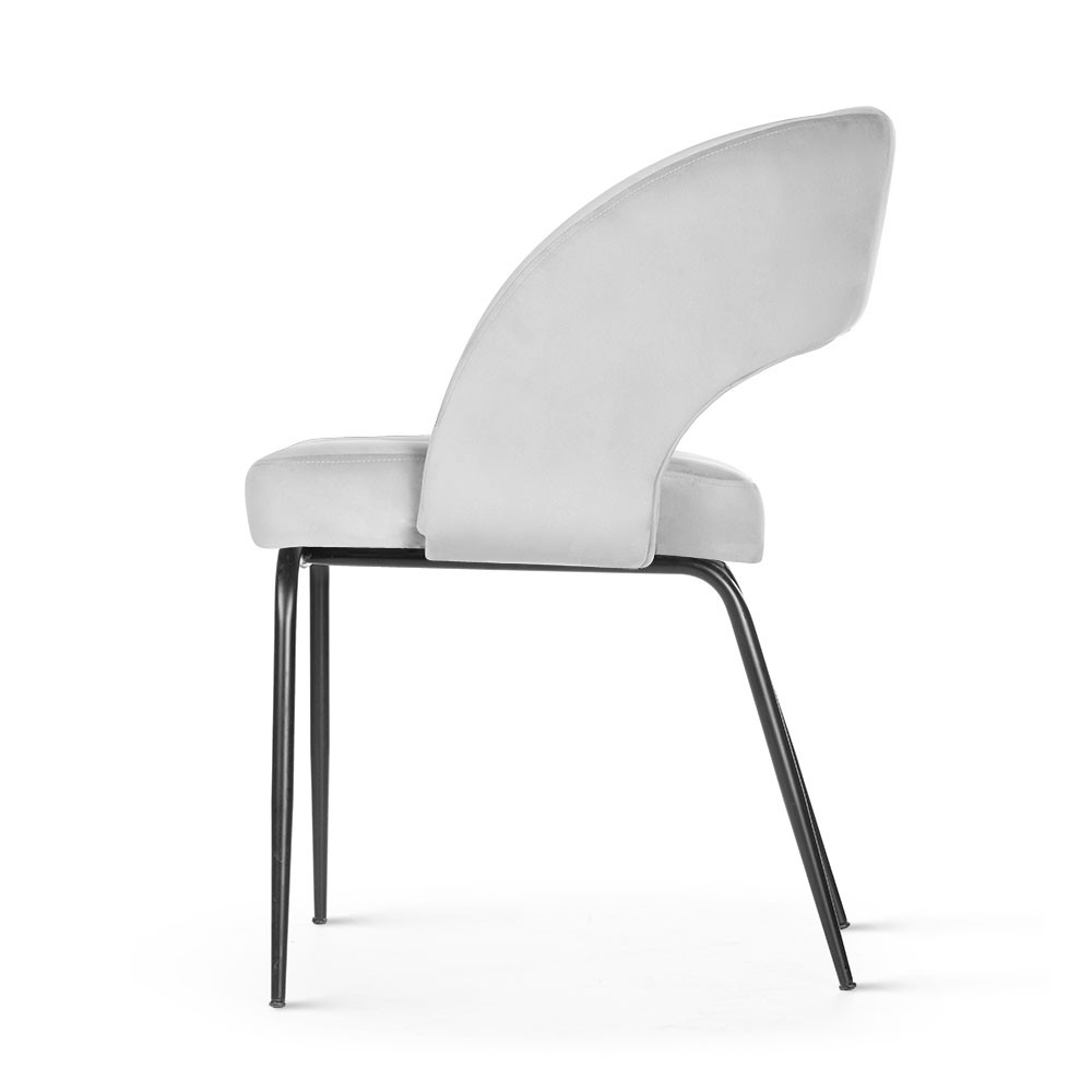 KRZESŁO nowoczesne, czarne, metalowe nogi, eleganckie, szare, piękne KRZESŁO nowoczesne, czarne, metalowe nogi, eleganckie, szare, piękne