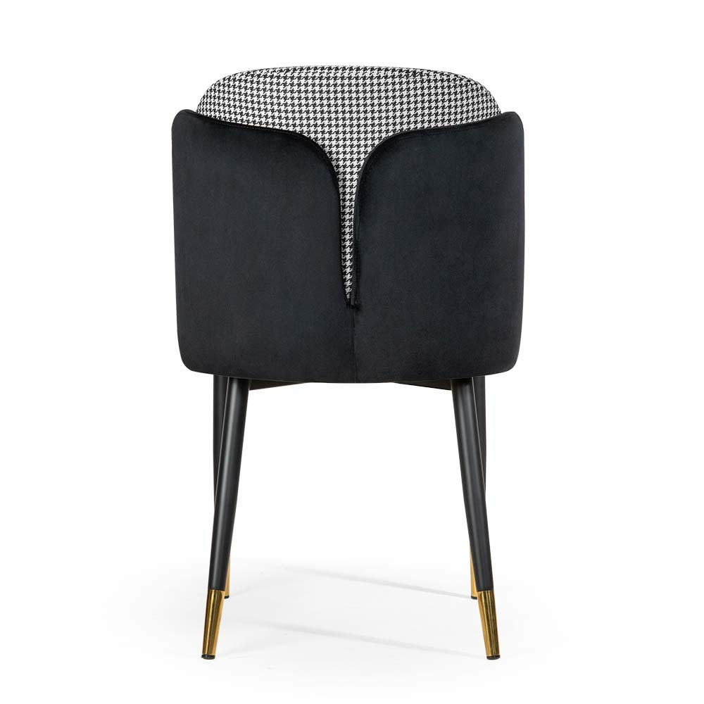 KRZESŁO z oryginalnym oparciem, wyjątkowe, metalowe nogi, eleganckie, czarno-białe, wyjątkowe KRZESŁO z oryginalnym oparciem, wyjątkowe, metalowe nogi, eleganckie, czarno-białe, wyjątkowe