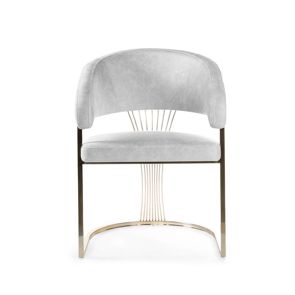 KRZESŁO z podłokietnikami, złota podstawa, szare siedzisko, styl glamour, piękne KRZESŁO z podłokietnikami, złota podstawa, szare siedzisko, styl glamour, piękne