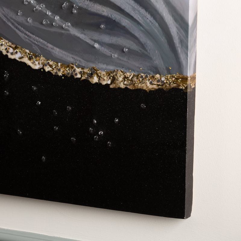 OBRAZ czarno-biały, złoty detal, prostokątny, elegancki styl, wyjątkowy OBRAZ czarno-biały, złoty detal, prostokątny, elegancki styl, wyjątkowy