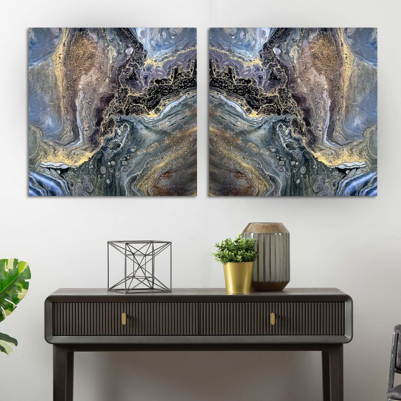 OBRAZ wielokolorowy, wyjątkowa faktura, kwadratowy, abstrakcyjny, piękny