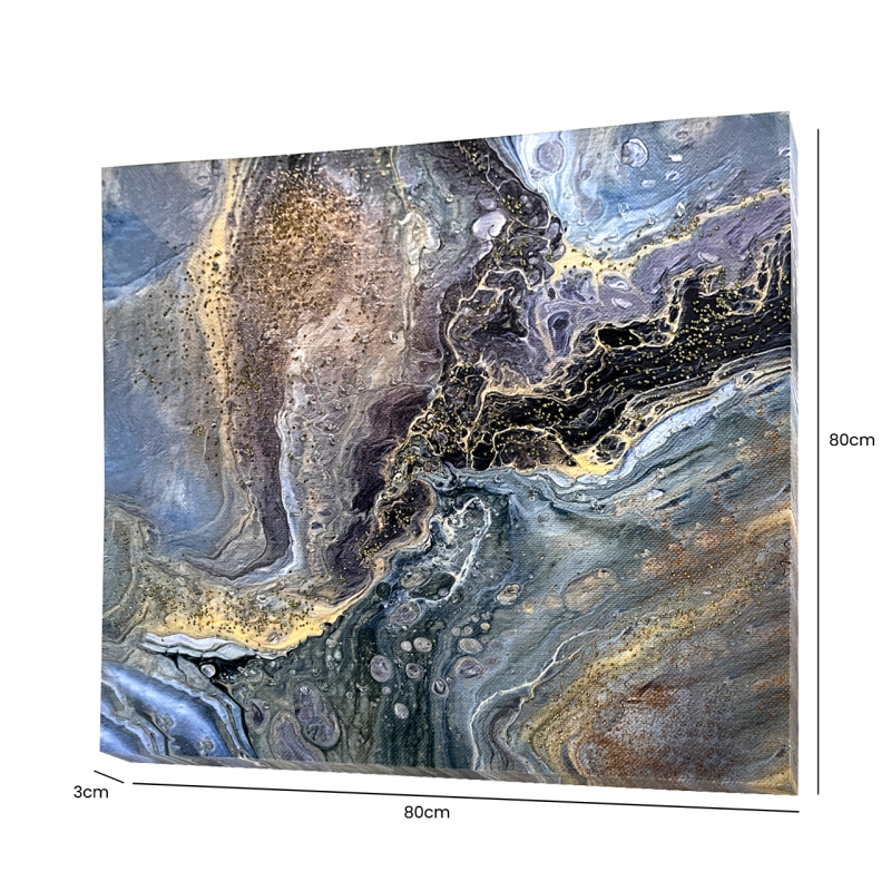 OBRAZ wielokolorowy, wyjątkowa faktura, kwadratowy, abstrakcyjny, wymiary