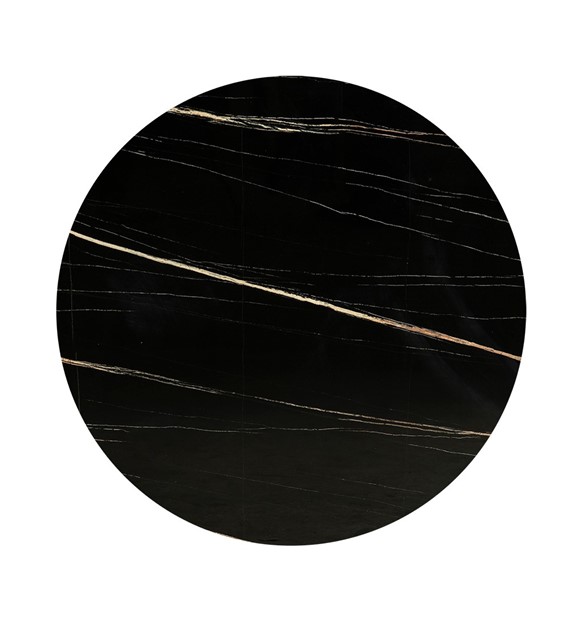 STÓŁ kwadratowy, czarny blat, złote podstawa, styl glamour, wyjątkowy