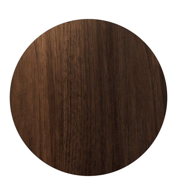 STÓŁ okrągły, jadalniany, drewniany, orzechowy blat, czarna podstawa, ekskluzywny, piękny STÓŁ okrągły, jadalniany, drewniany, orzechowy blat, czarna podstawa, ekskluzywny, piękny