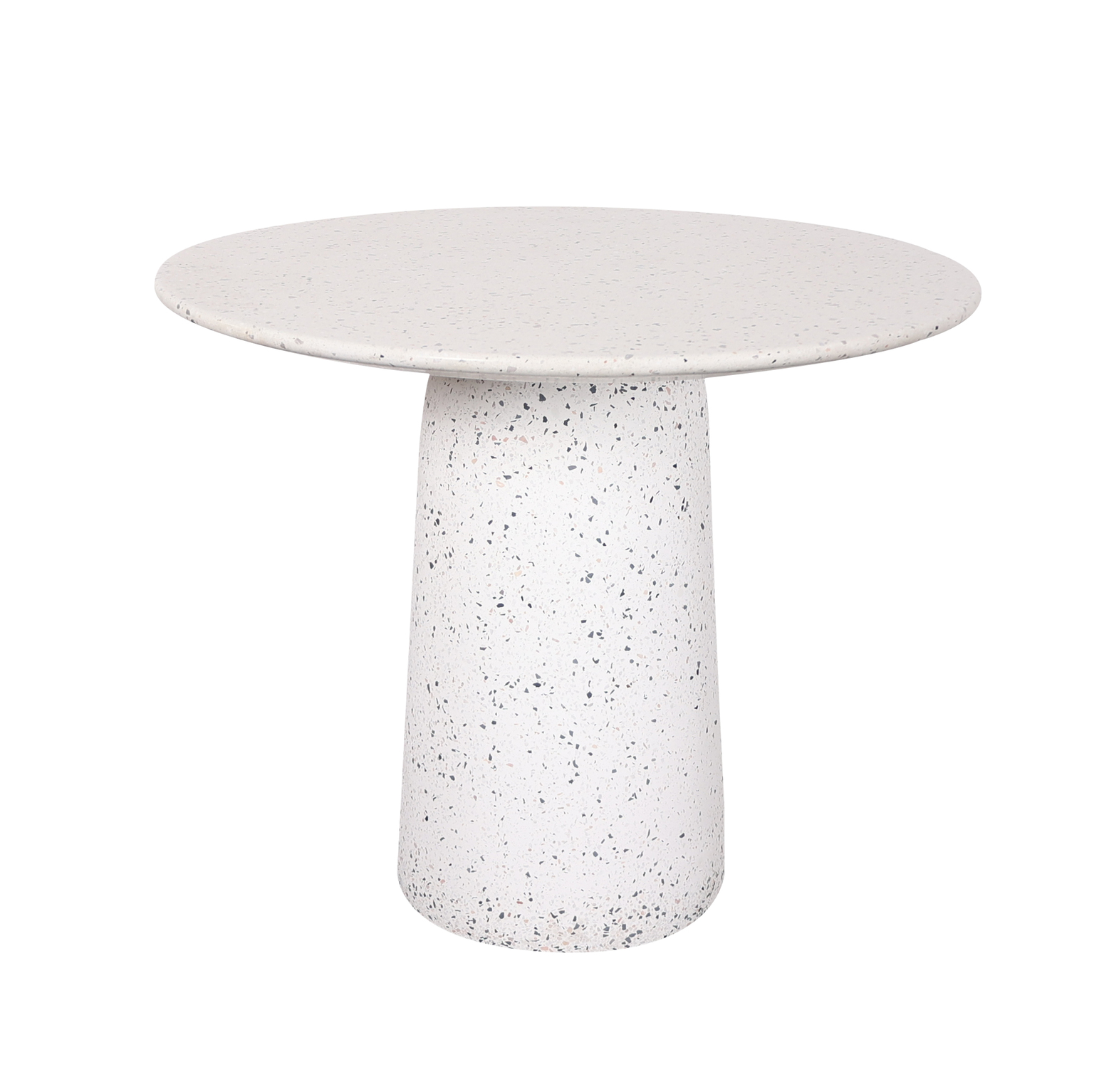 STÓŁ okrągły z naturalnego kamienia, biały, wykończenie lastryko, piękny STÓŁ okrągły z naturalnego kamienia, biały, wykończenie lastryko, piękny