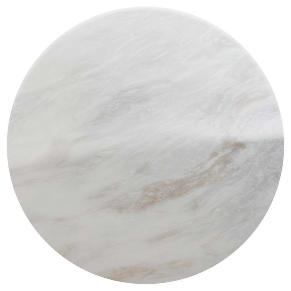 STOLIK KAWOWY okrągły, biały blat, złota, gięta podstawa, designerski, wyjątkowy STOLIK KAWOWY okrągły, biały blat, złota, gięta podstawa, designerski, wyjątkowy