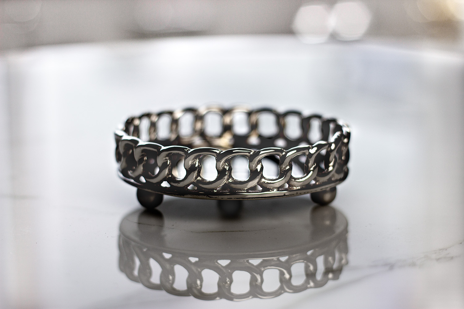 TACA ozdobna, okrągła, niklowane wykończenie, piękna TACA ozdobna, okrągła, niklowane wykończenie, piękna