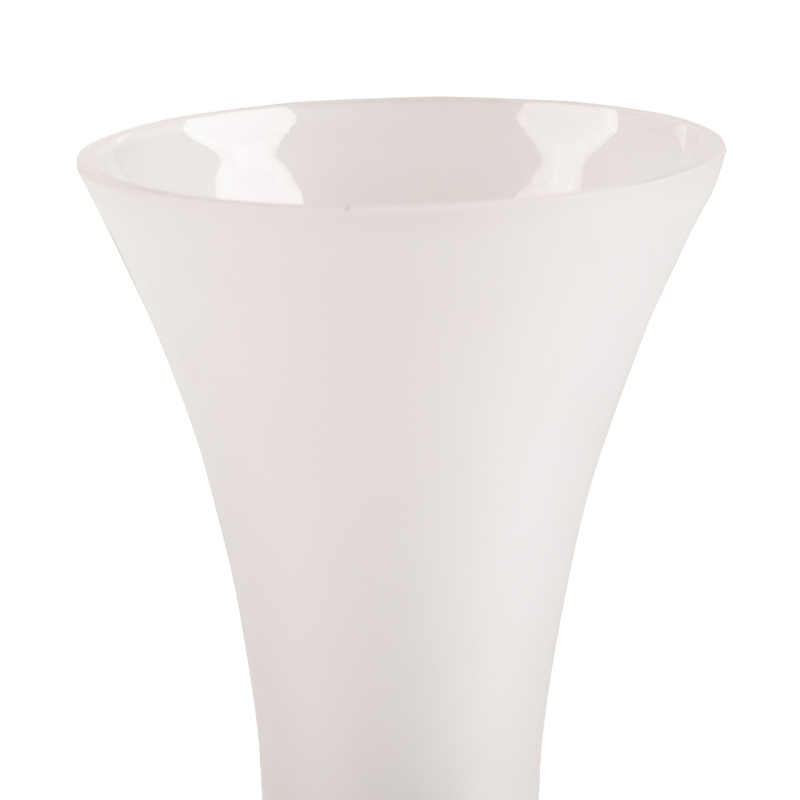 WAZON szklany, matowe wykończenie, srebrna, błyszcząca podstawa, piękny, mały, wyjątkowy WAZON szklany, matowe wykończenie, srebrna, błyszcząca podstawa, piękny, mały, wyjątkowy