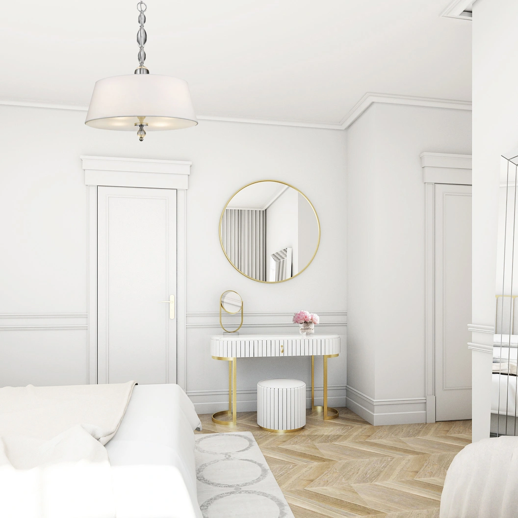 LAMPA WISZĄCA Cancun okrągła, kryształowe detale, biały abażur, klasyczna elegancja, piękna LAMPA WISZĄCA Cancun okrągła, kryształowe detale, biały abażur, klasyczna elegancja, piękna